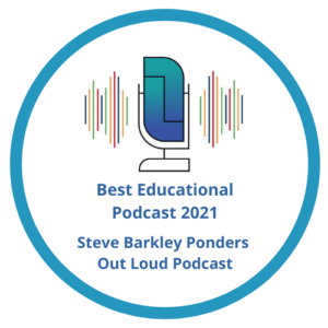 Steve Barkley Ponders Out Loud Podcast badge